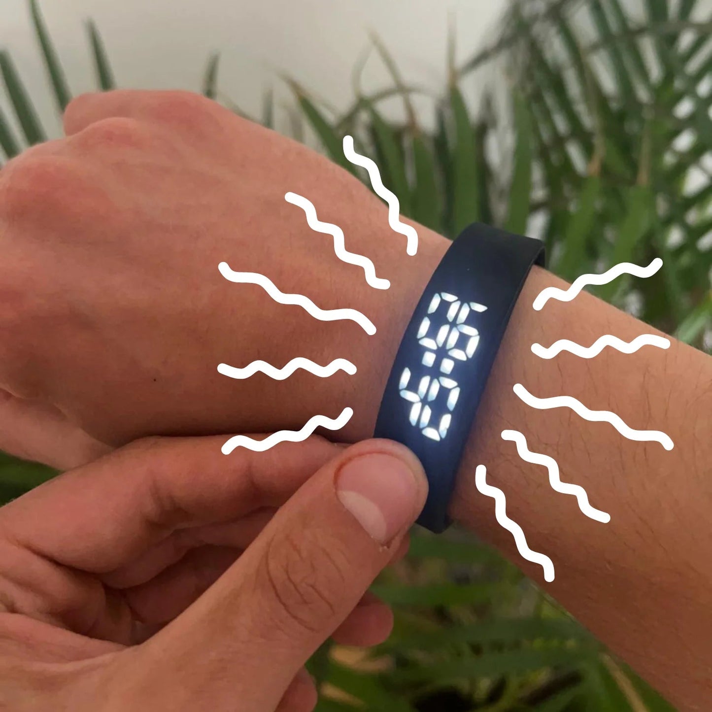 Sessiz Titreşimli Akıllı Alarm Bilekliği